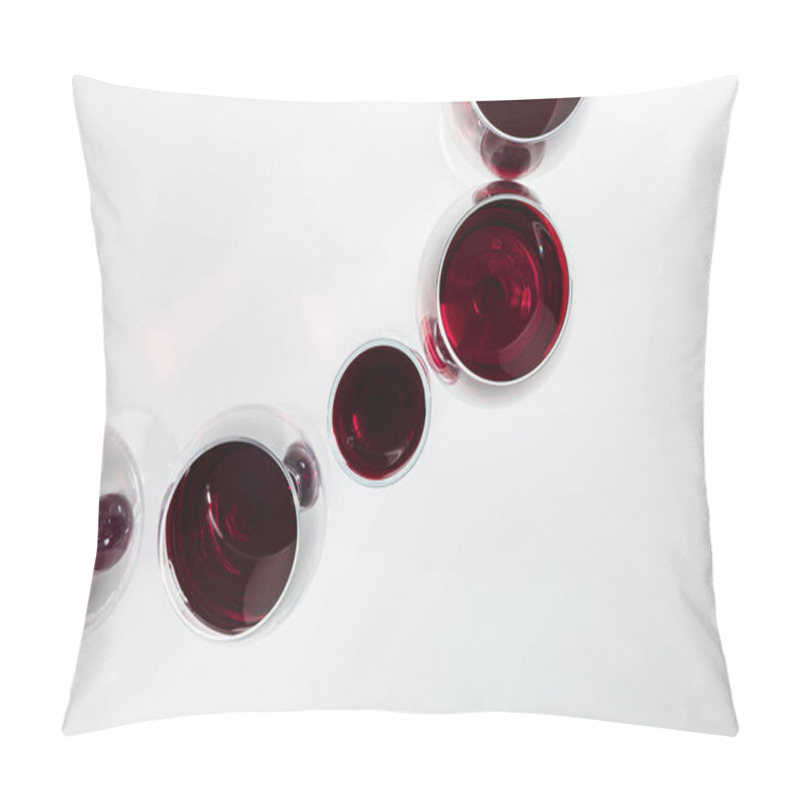 Personality  Red Wine In Glasses Pillow Covers