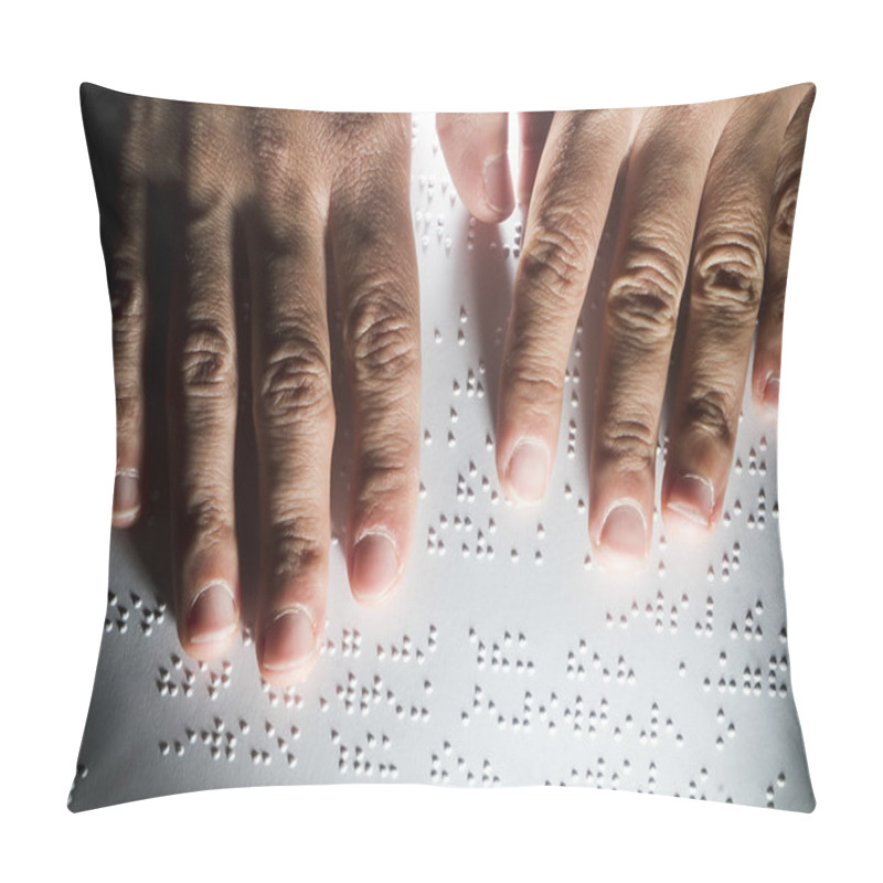 Personality  Blind Reading Text In Braille Language Pillow Covers