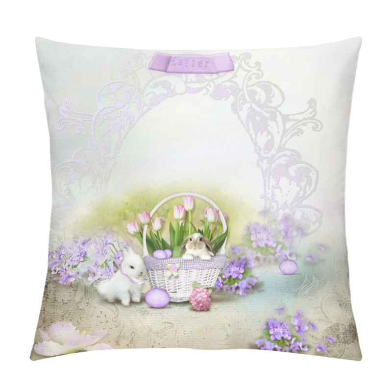 Personality  Easter Card Pillow Covers