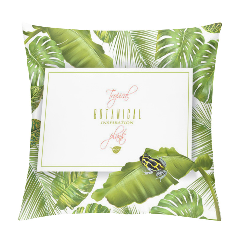 Personality  Tropical Horizontal Banner Pillow Covers