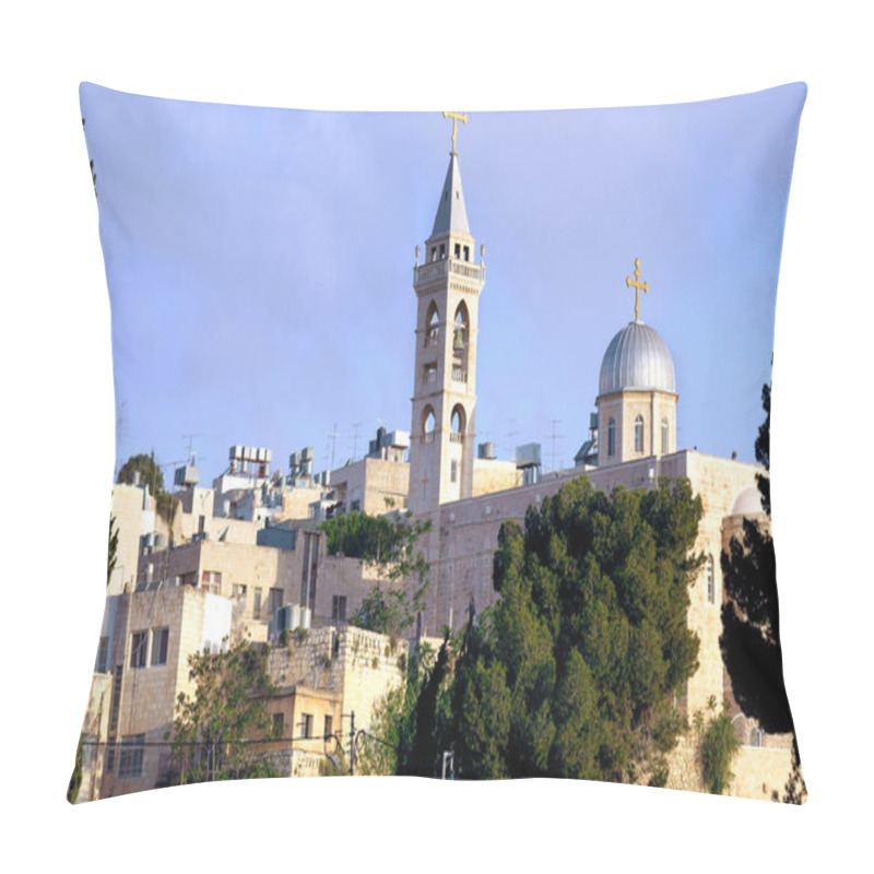 Personality  Church Of The Nativity In Bethlehem Pillow Covers