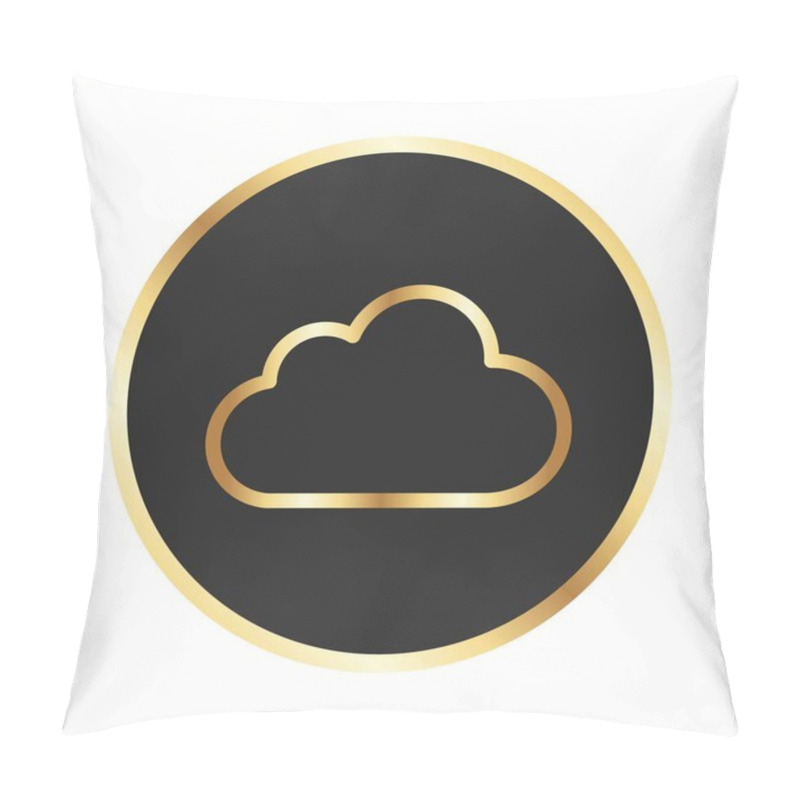 Personality  Cloud Icon For Your Project Pillow Covers