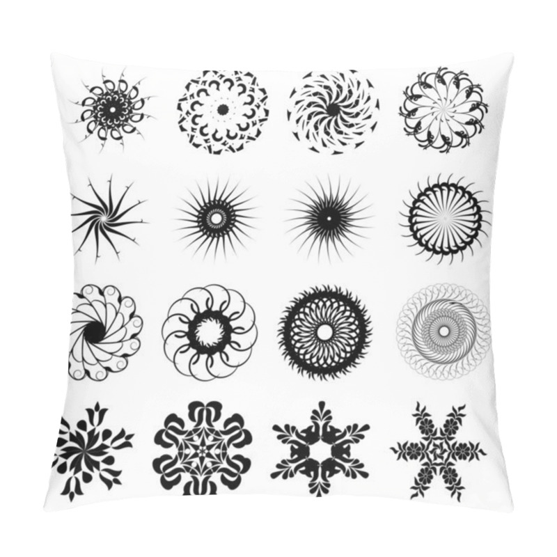 Personality  Set Of Abstract Sun Concepts Pillow Covers