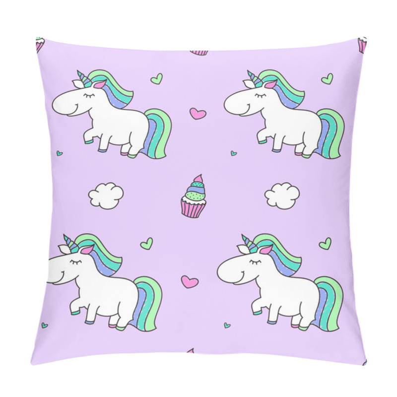 Personality  Unicorns And Rainbows Pillow Covers