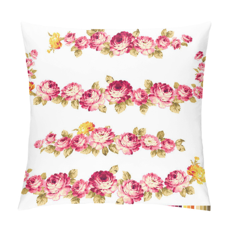 Personality  Rose Flower Decoration Illustration, Pillow Covers