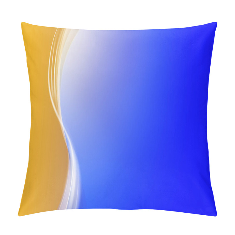 Personality  Abstract Background With Orange And Blue Pillow Covers