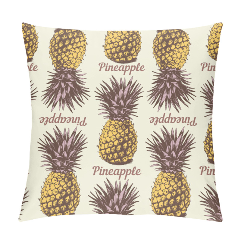 Personality  Hand Drawn Pineapples Pillow Covers