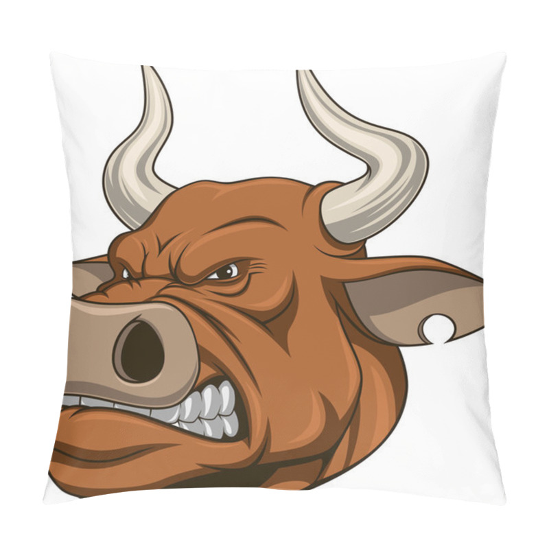 Personality  Ferocious Bull Pillow Covers