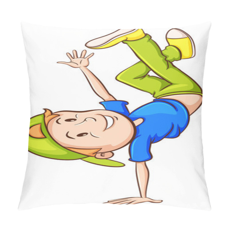 Personality  A Dancer Doing A Handstand Pillow Covers