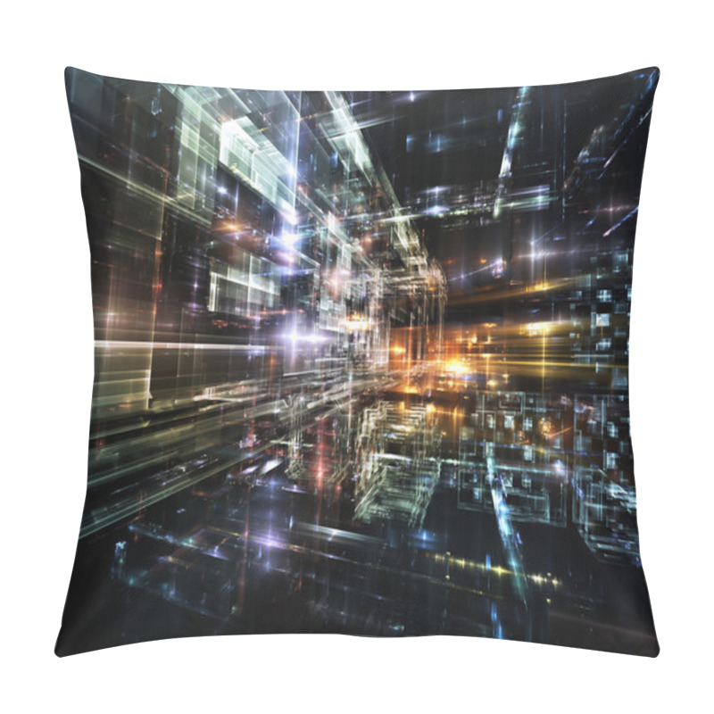 Personality  Future City Pillow Covers