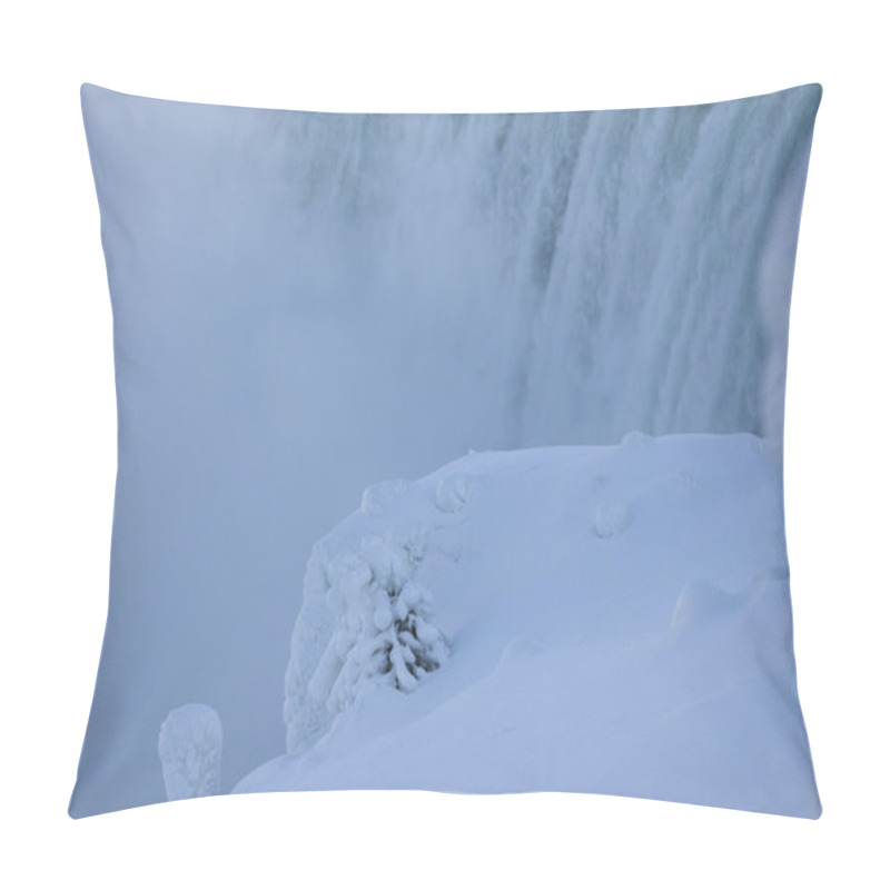 Personality  Winter Niagara Falls Pillow Covers