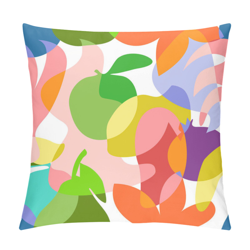 Personality  Seamless Pattern With Abstract Overlapping Shapes. Pillow Covers