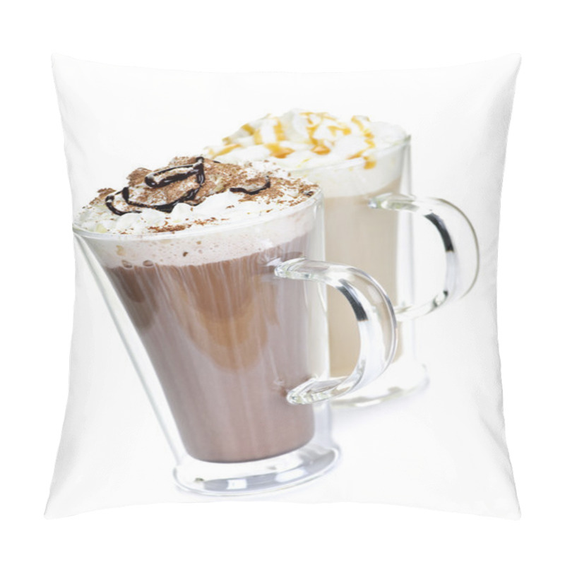 Personality  Hot Chocolate And Coffee Beverages Pillow Covers