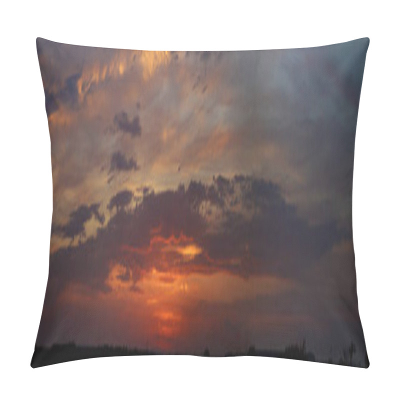 Personality  Evening Sunset Pink Sky Pillow Covers