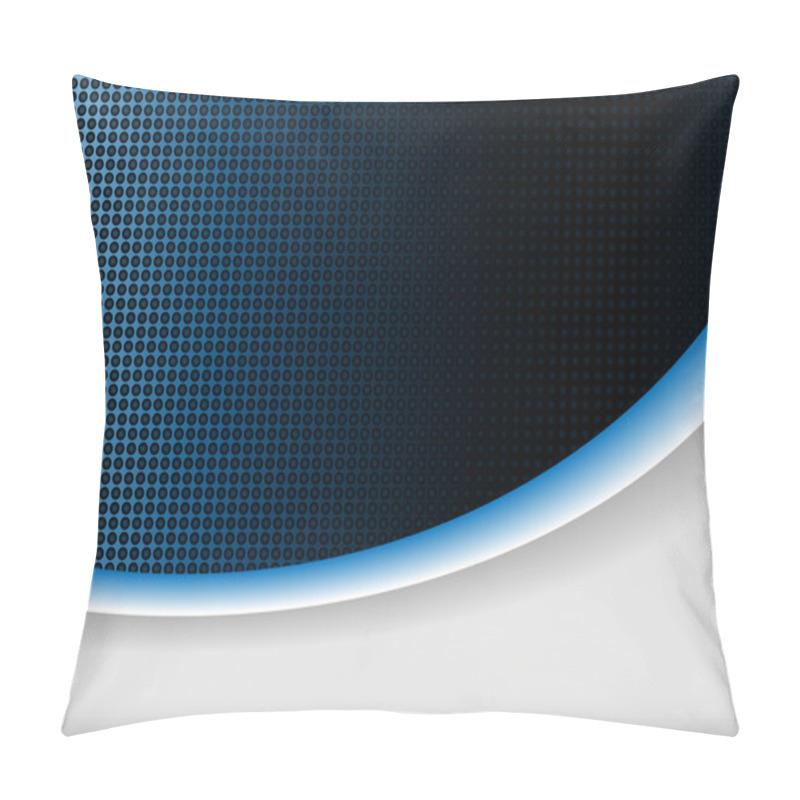 Personality  Abstract Background Blue Glow Pillow Covers