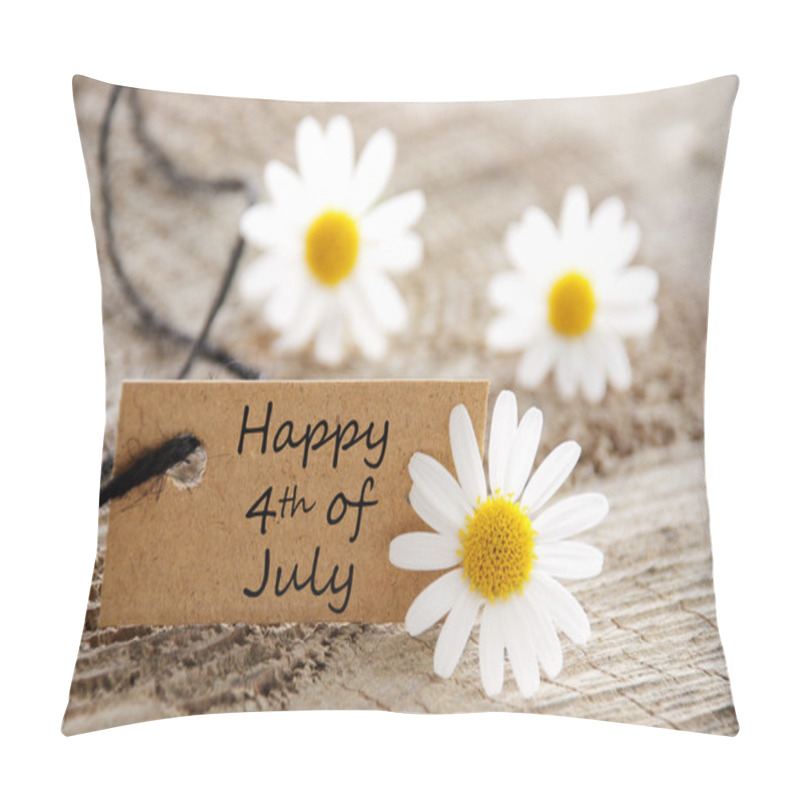 Personality  Natural Label With Happy 4th Of July Pillow Covers