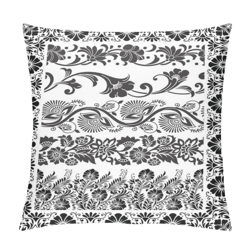 Personality  Seamless Borders And Frame Pillow Covers