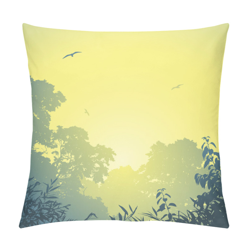 Personality  Forest Landscape Pillow Covers