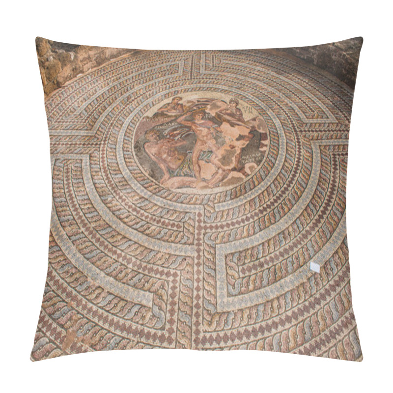 Personality  Greek Mythology Mosaics In House Of Theseus Pillow Covers