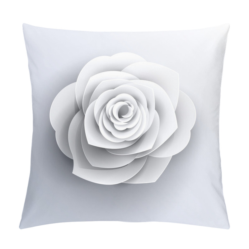 Personality  Flower Logo Rose Shape Vector Origami Pillow Covers