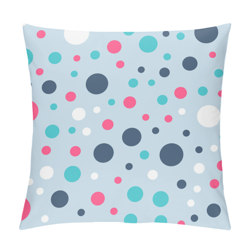 Personality  Colorful Polka Dots Seamless Pattern On Bright 19 Background Impressive Classic Colorful Polka Dots Pillow Covers