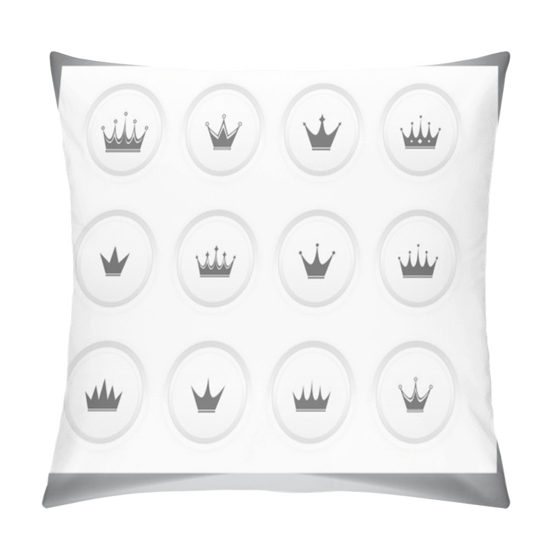 Personality  Set Of Crowns Pillow Covers