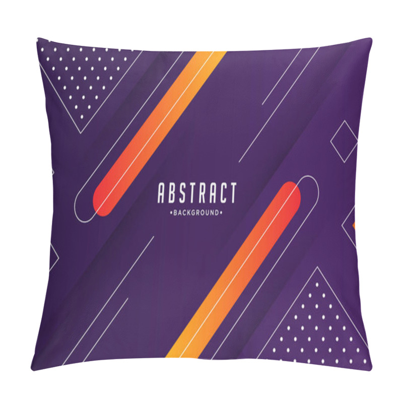 Personality  Modern Geometric Background With Lines And Shadow. Vector Illustration Pillow Covers