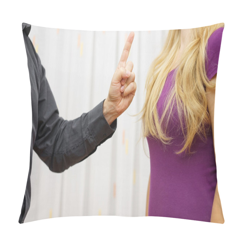 Personality  Men's Aggression Toward Women. Pillow Covers