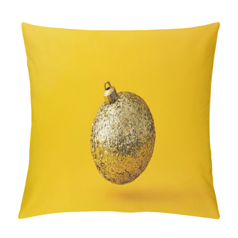 Personality  Golden Christmas Ball Pillow Covers