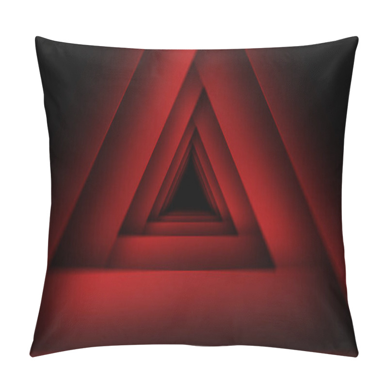 Personality  Illustration Of An Abstract Design Background With Straight Geometric Shapes Pillow Covers