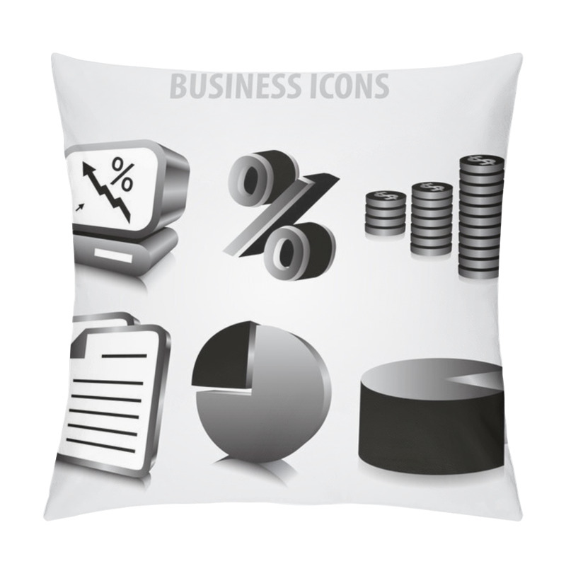 Personality  Vector Set Of Business Icons. Pillow Covers