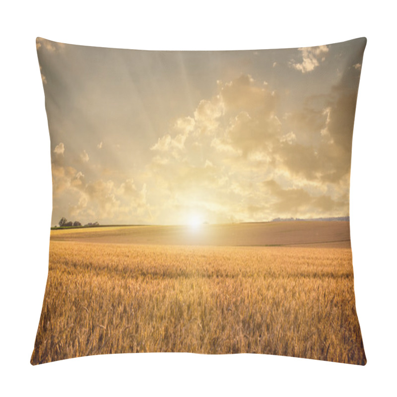 Personality  Golden Wheat Field Pillow Covers