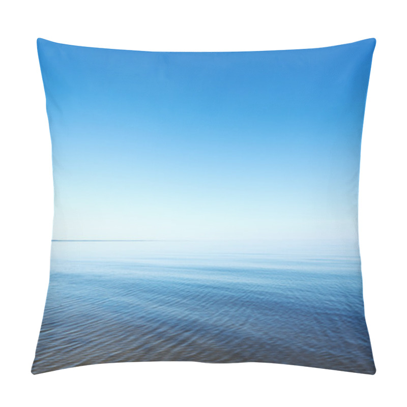 Personality  Calm Gulf Of Riga, Baltic Sea. Pillow Covers