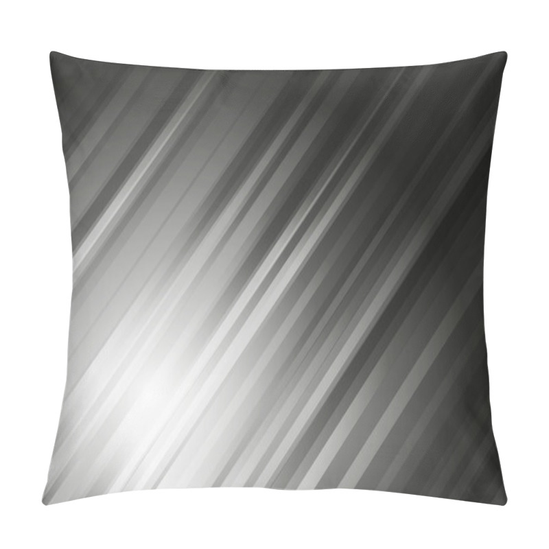 Personality  Grayscale Background From Diagonal Lines Pillow Covers