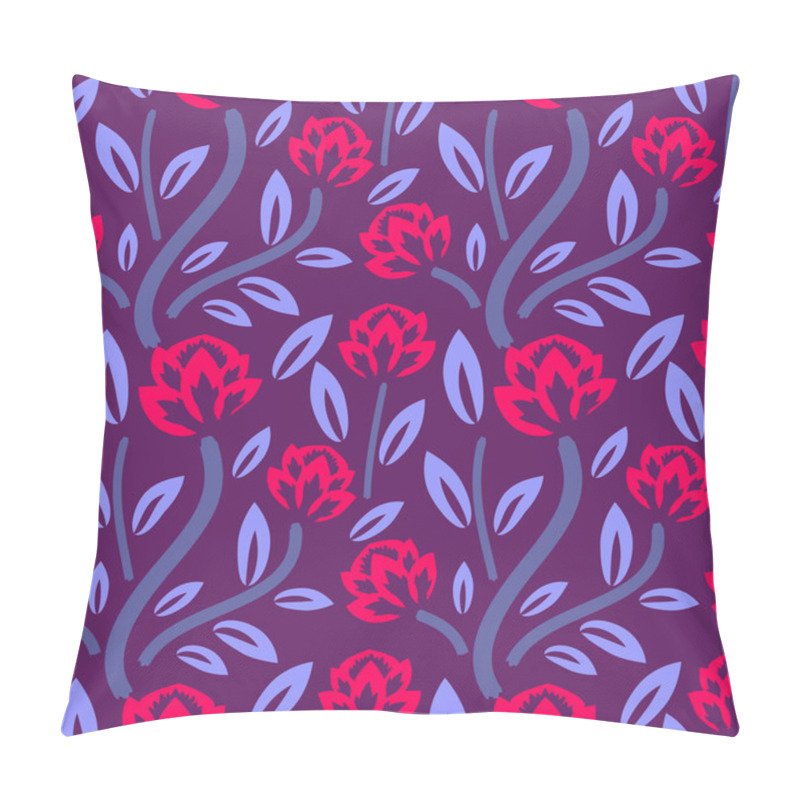 Personality  Seamless Floral Pattern Pillow Covers