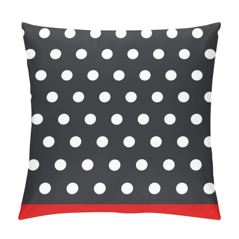 Personality  Seamless Retro Texture. Polka Dots. Vector. Pillow Covers