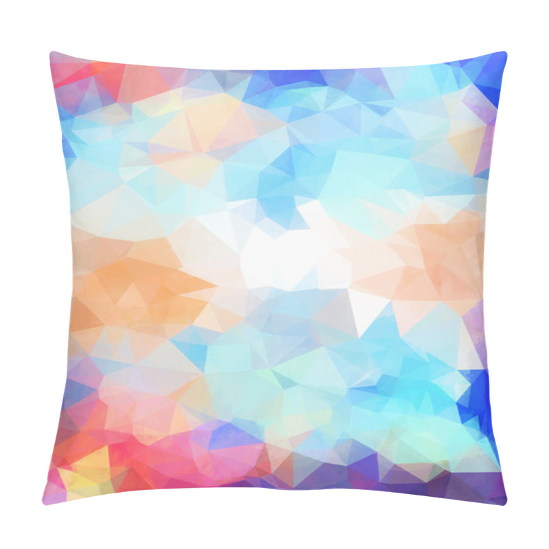 Personality  Abstract Grunge Triangle. Pillow Covers