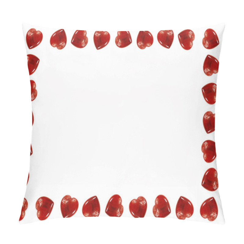 Personality  Red Hearts Frame Pillow Covers