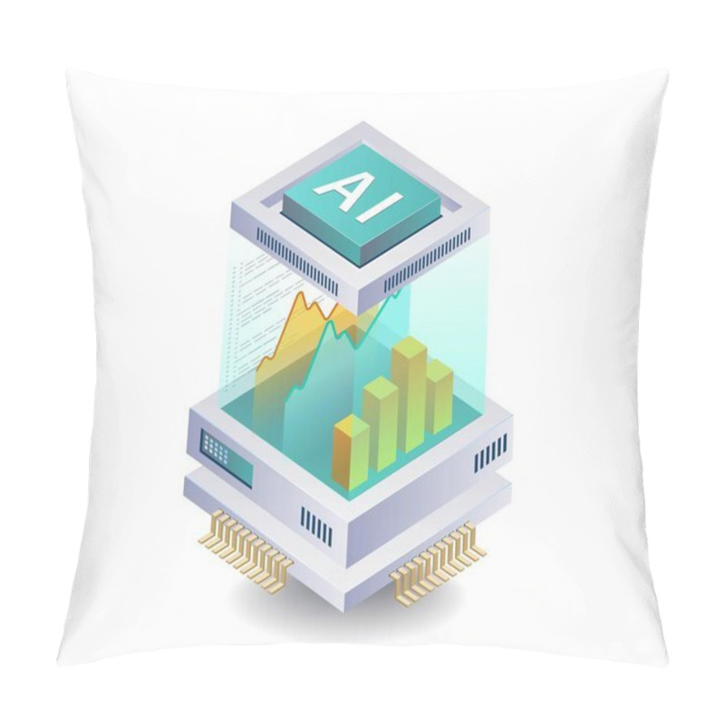 Personality  Artificial Intelligence In Data Analysis Pillow Covers