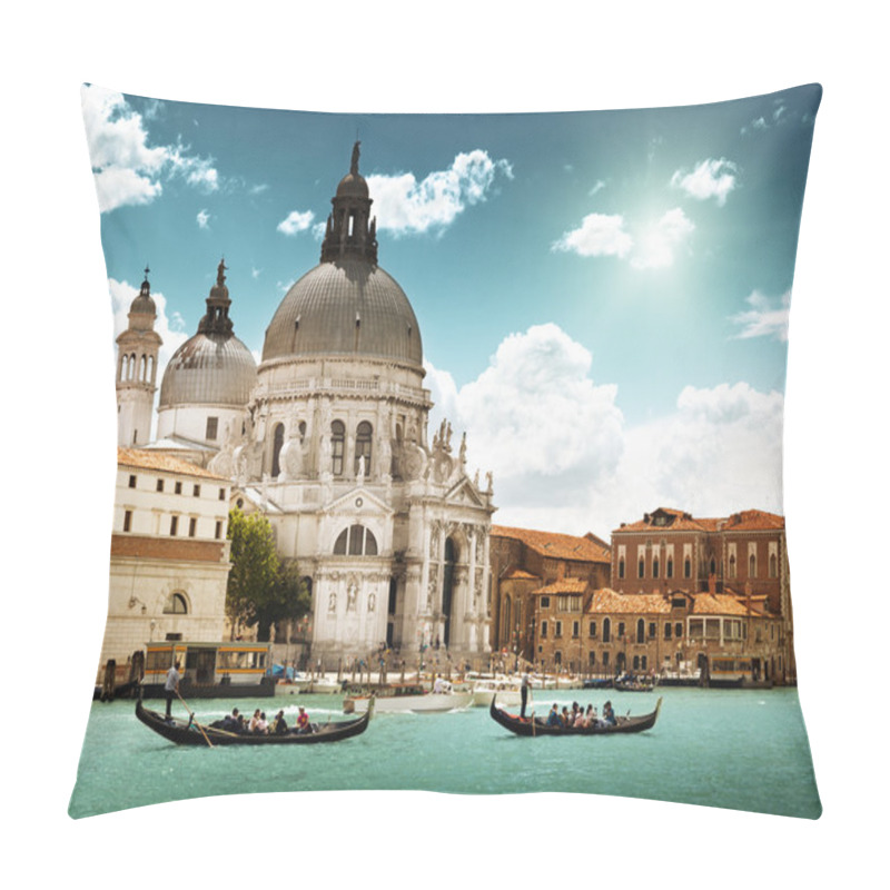 Personality  Grand Canal And Basilica Santa Maria Della Salute, Venice, Italy Pillow Covers