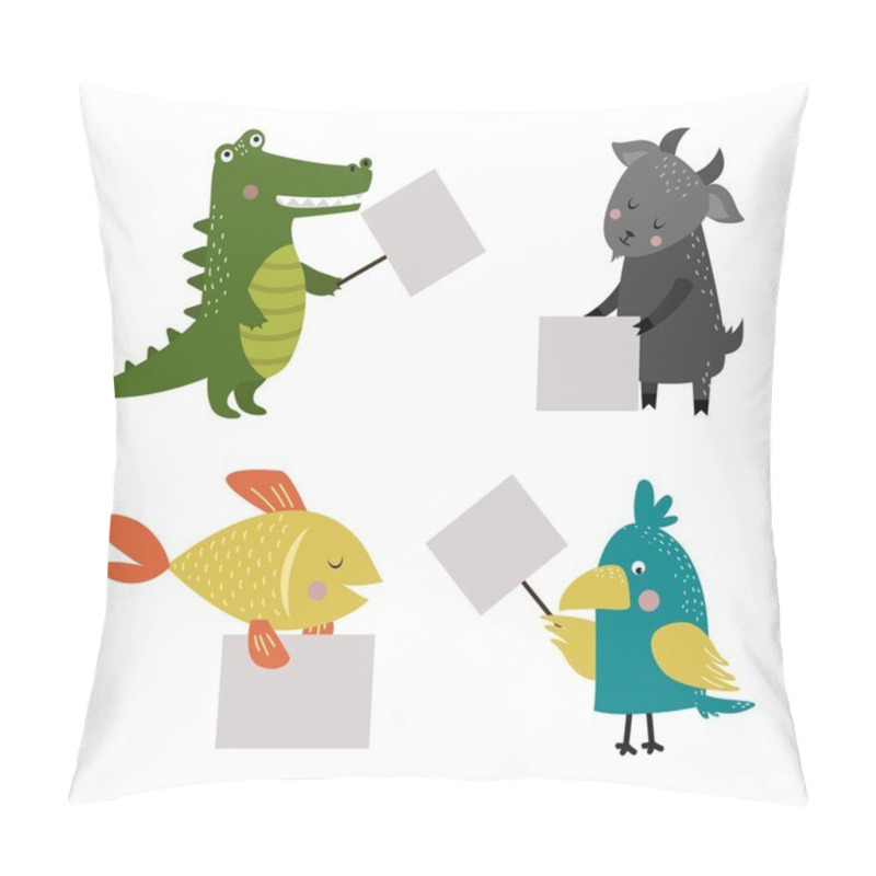 Personality  Wild Animals Zoo Banners Pillow Covers