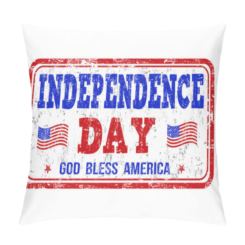 Personality   Independence Day Stamp Pillow Covers