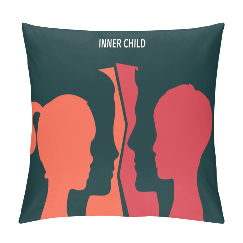 Personality  Concept Of Inner Child Pillow Covers