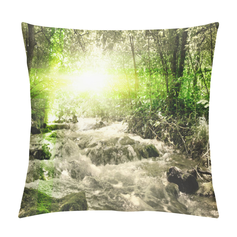 Personality  Sunshine In A Forest Pillow Covers