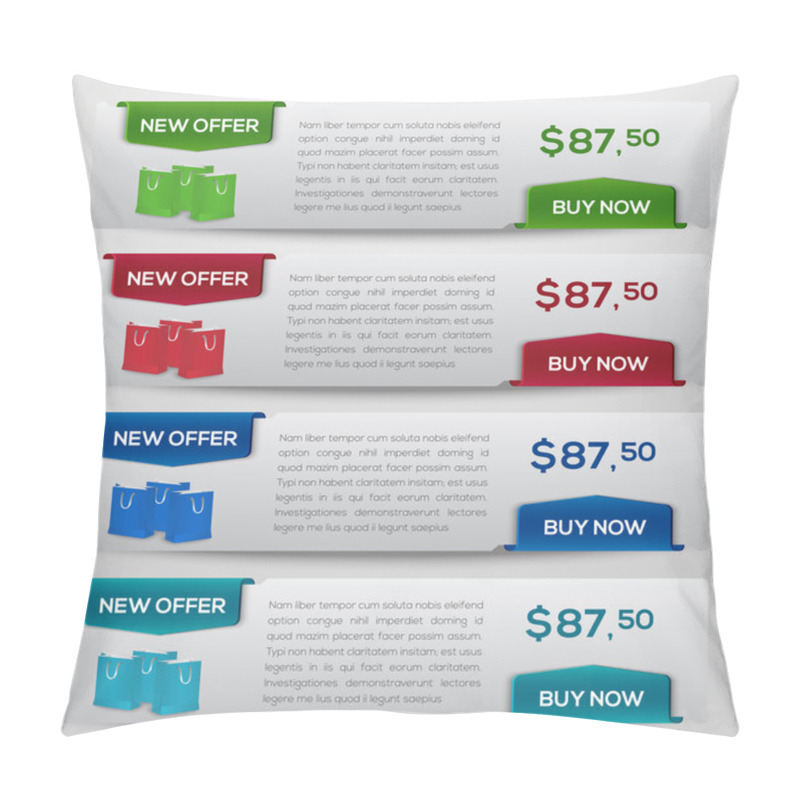 Personality  Buy Now Button Set Pillow Covers