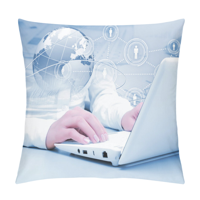 Personality  Symbol Of Social Network Pillow Covers