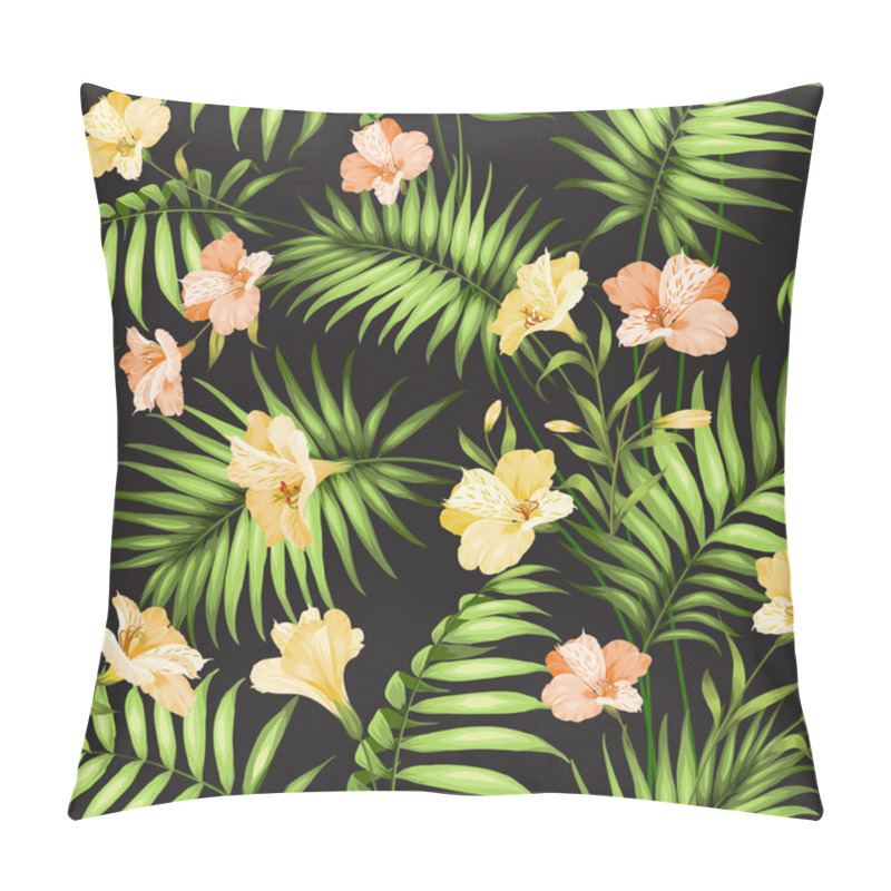 Personality  Beautiful Tropical Flowers. Pillow Covers