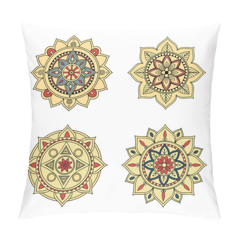 Personality  Indian Traditional Mandala Artwork. Perfect For Use In Creative Projects, Including Wall Art, Tattoos, Yoga-themed Designs, Meditation Visuals, And Digital Or Print Publications. Pillow Covers