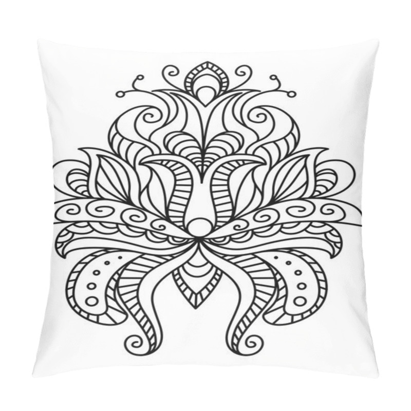 Personality  Ornate Paisley Floral Element Pillow Covers