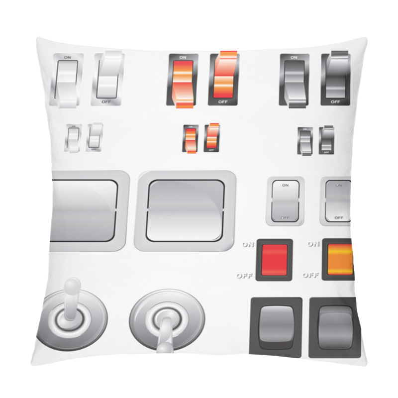 Personality  Vector Switches Set Pillow Covers